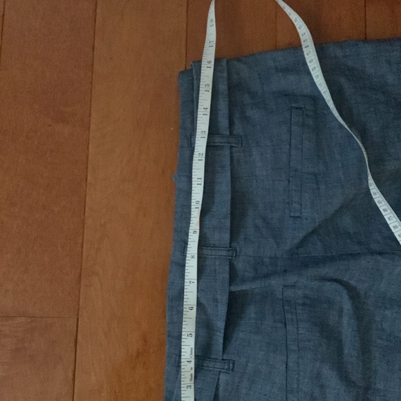 NWOT chambray high waisted pants - Picture 7 of 7